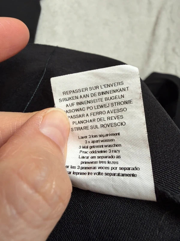 Pantalon jambes larges avec ceinture satinée  – taille S