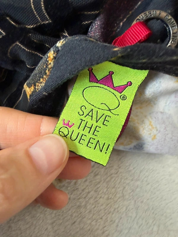 Blouse Save the Queen manches longues vintage années 90 – taille M