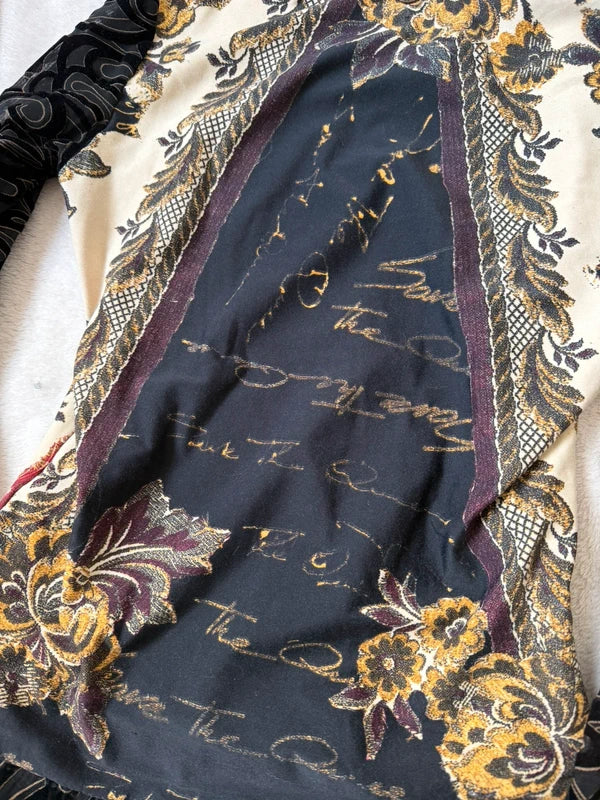 Blouse Save the Queen manches longues vintage années 90 – taille M