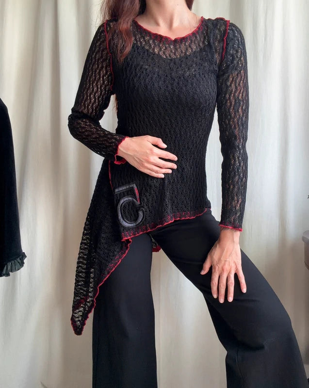 Top en maille asymétrique Cop Copine – taille S/M