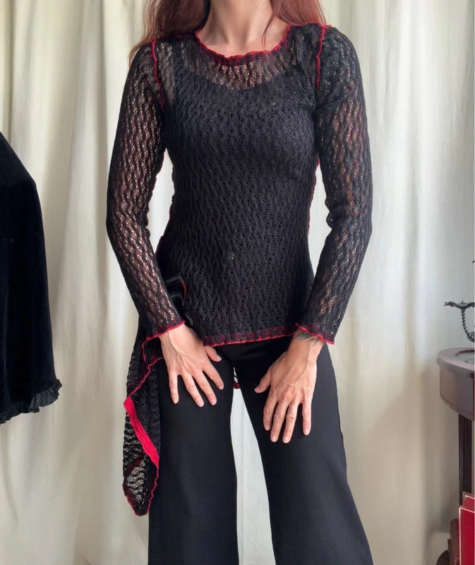 Top en maille asymétrique Cop Copine – taille S/M
