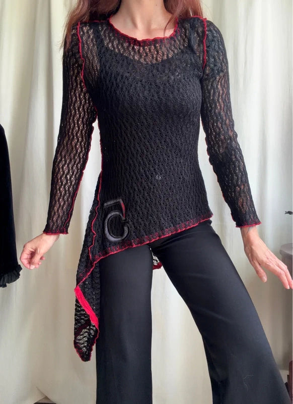 Top en maille asymétrique Cop Copine – taille S/M
