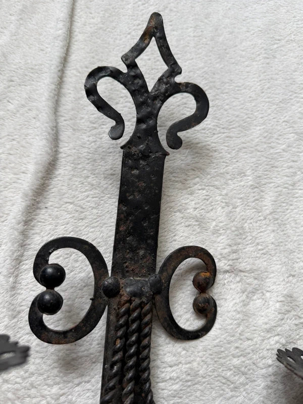 Wrought Iron Sconce Medieval Gothic Castlecore Style