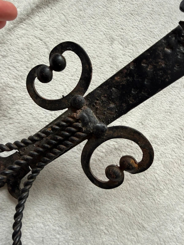 Wrought Iron Sconce Medieval Gothic Castlecore Style