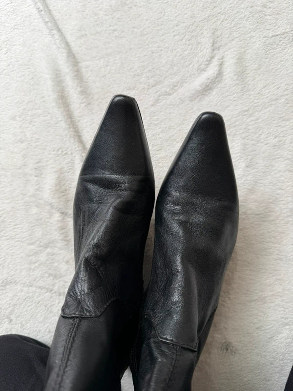 Bottes en cuir style pirate médiéval – taille 38