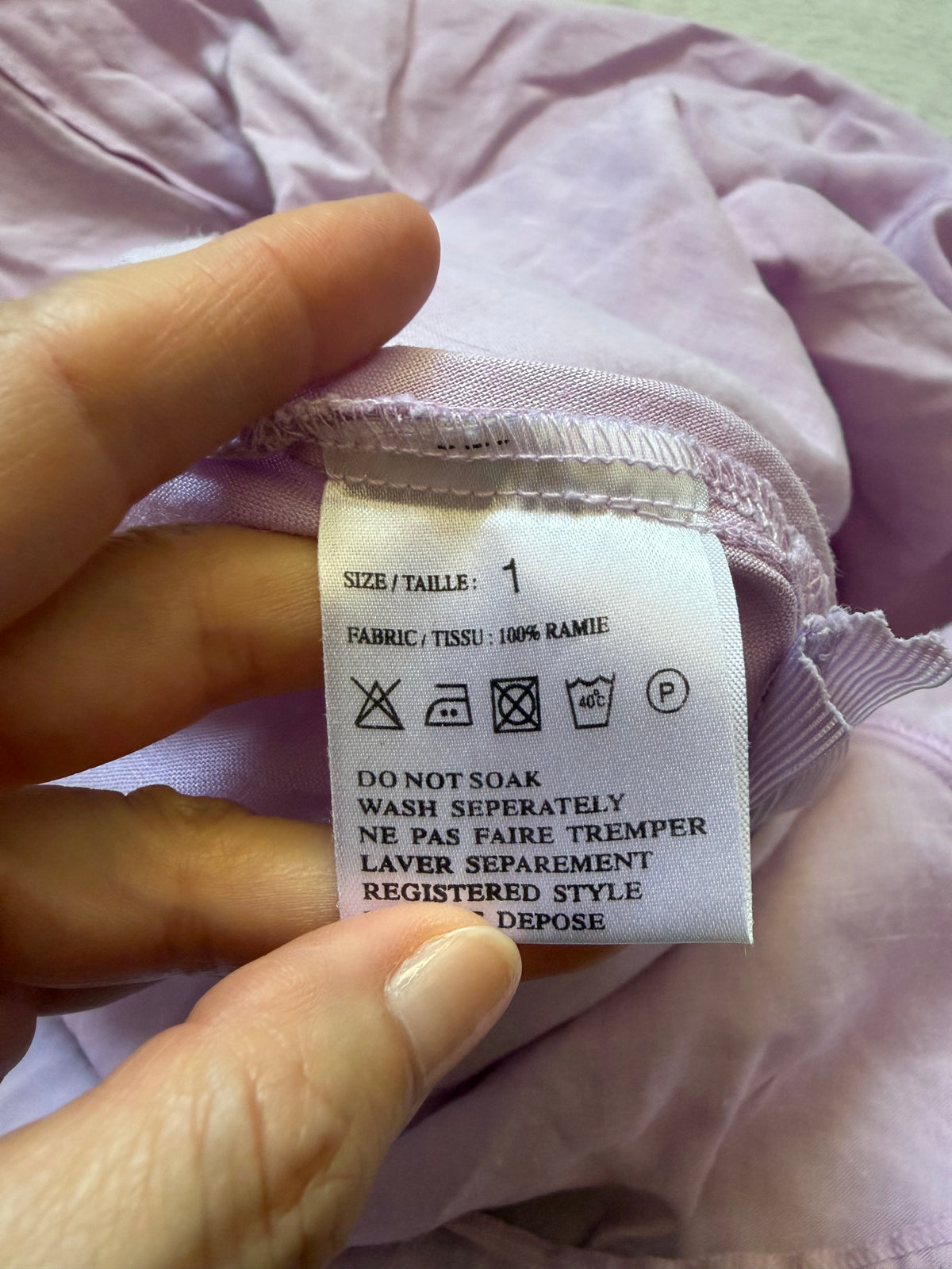 Jupe longue rose lilas coupe sirène évasée style fairycore Y2K – taille XS/S