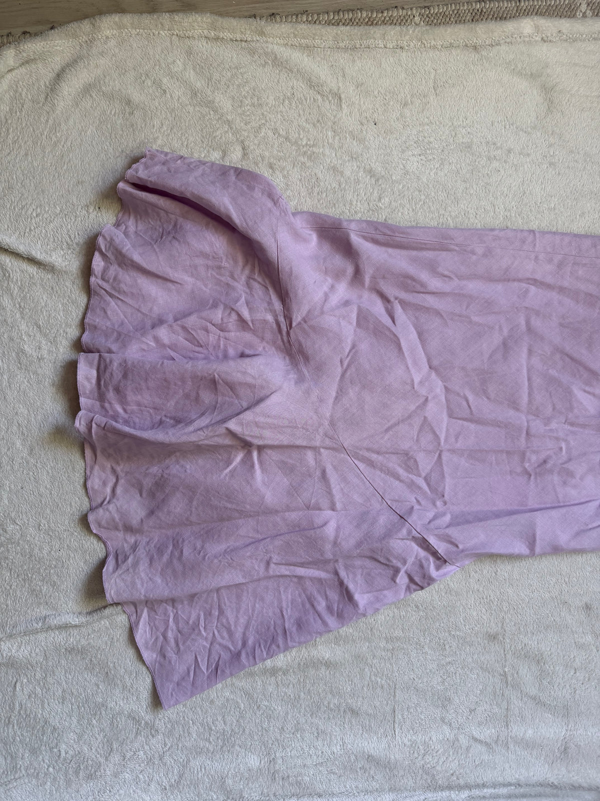 Jupe longue rose lilas coupe sirène évasée style fairycore Y2K – taille XS/S