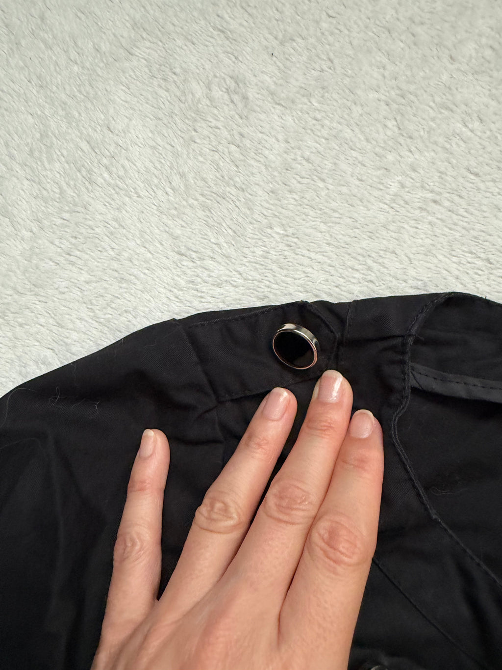 Black fitted officer jacket with military goth style buttons - Size S