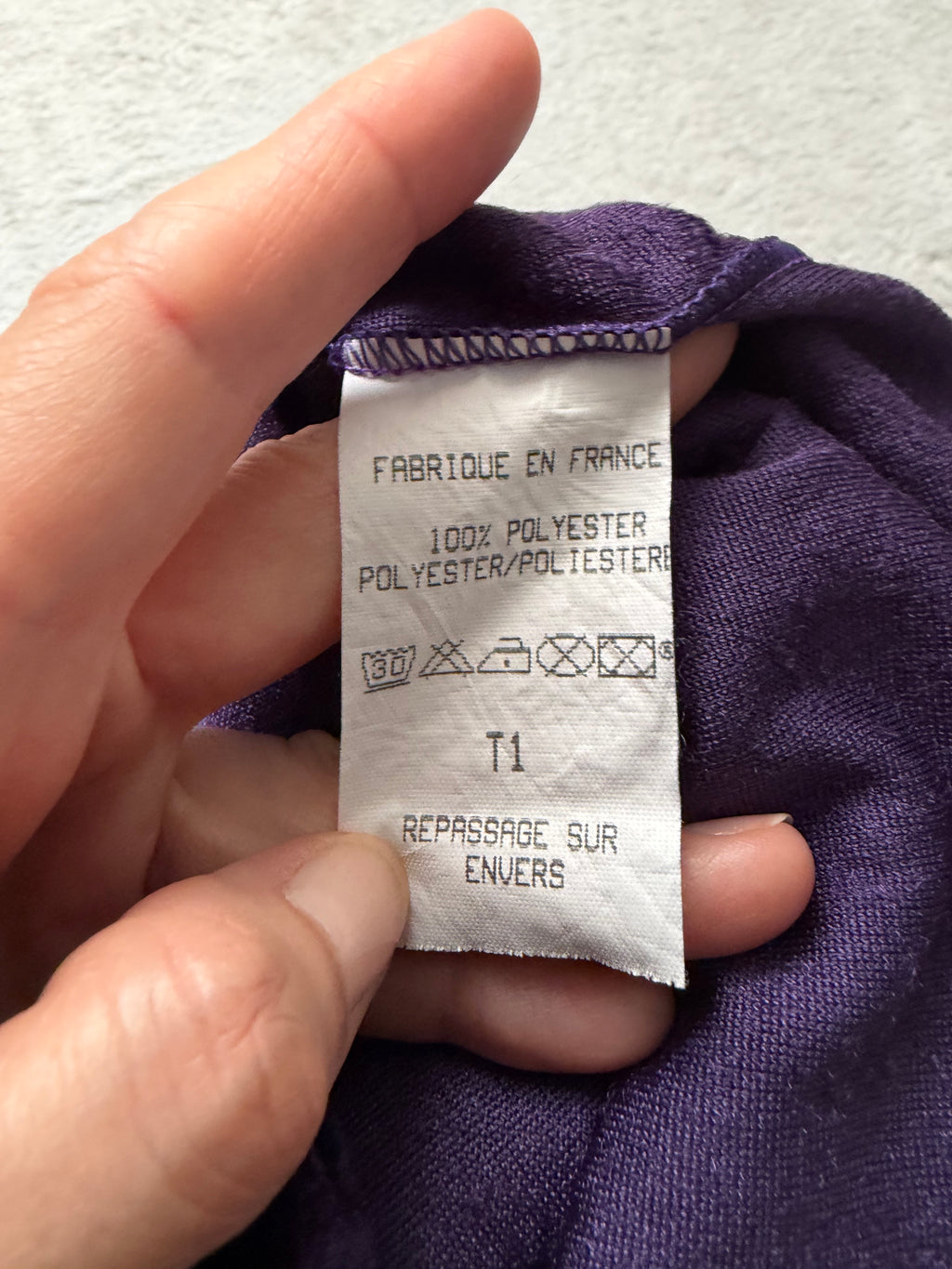 Robe maxi en velours violet coupe ajustée style vampy whimsigoth 90s - Taille S/M