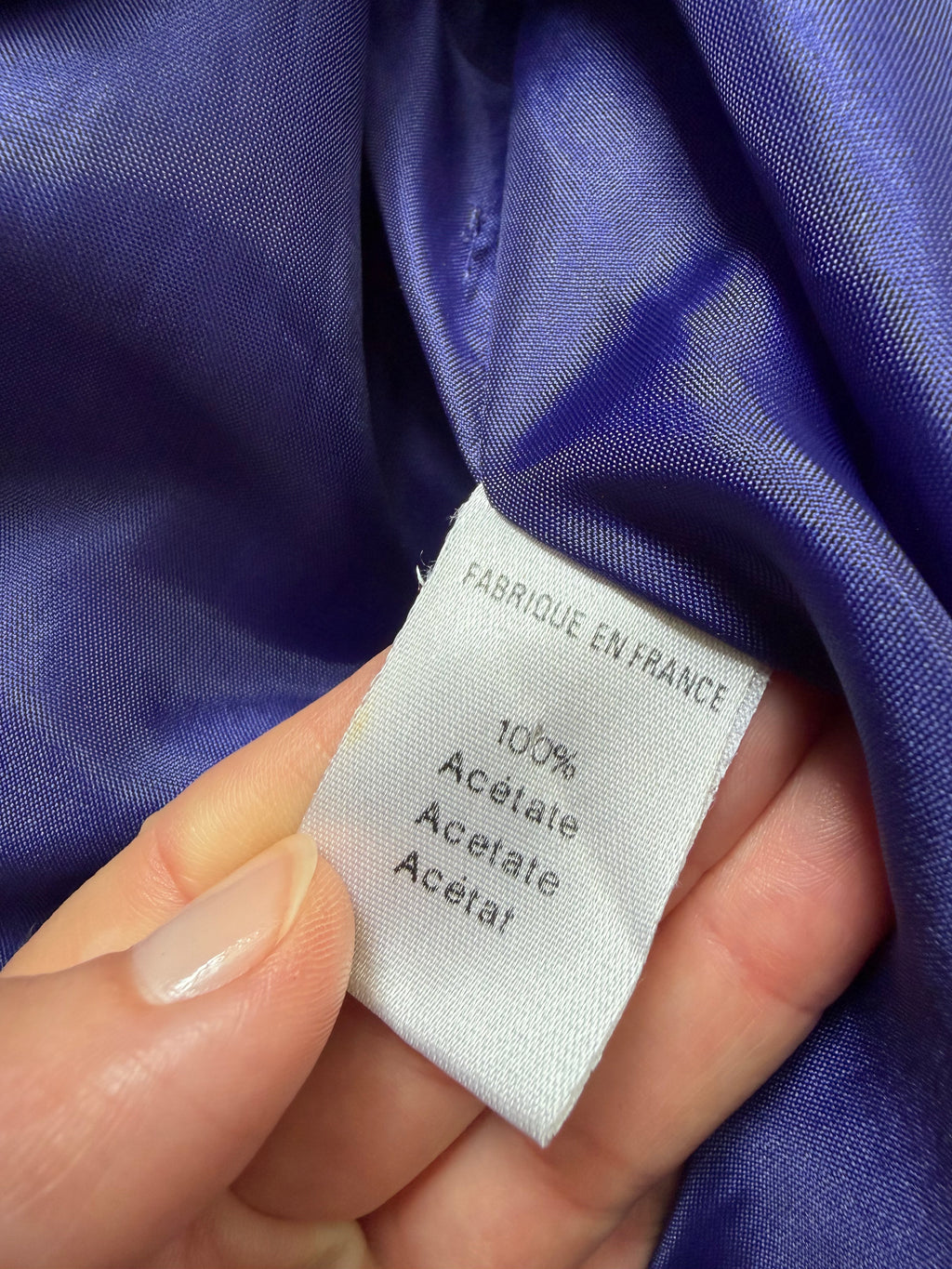 Ensemble rare veste courte et jupe midi en cuir violet vintage 80s - Taille M