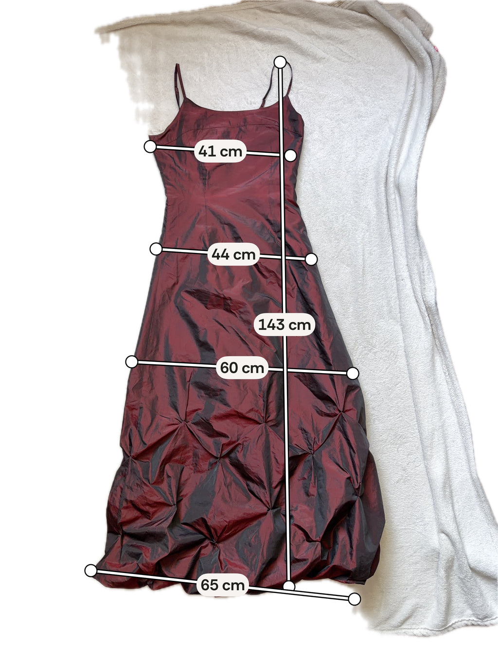 Satin Black Cherry Gothic Vampy 90s Prom Dress - Size M
