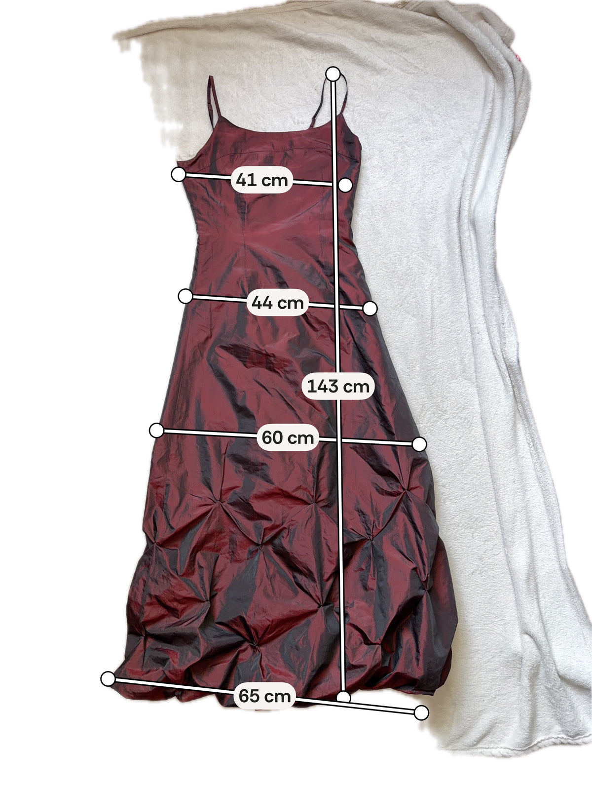 Satin Black Cherry Gothic Vampy 90s Prom Dress - Size M
