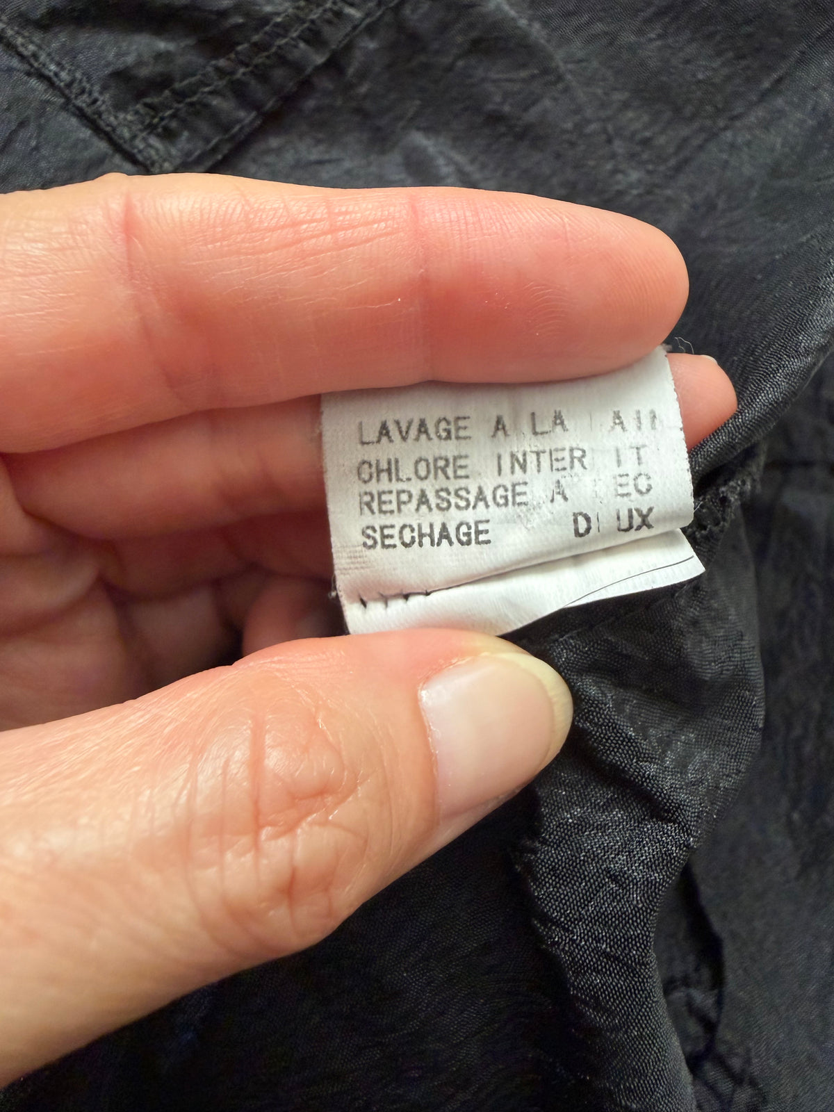 Chemise noire à volants et taille nouée style goth romantique victorien vampire - taille S/M