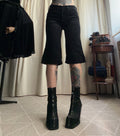 Capri Levi’s noir en velours côtelé coupe évasée – taille S