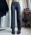Pantalon noir à fines rayures contrastantes - corporate goth - taille M