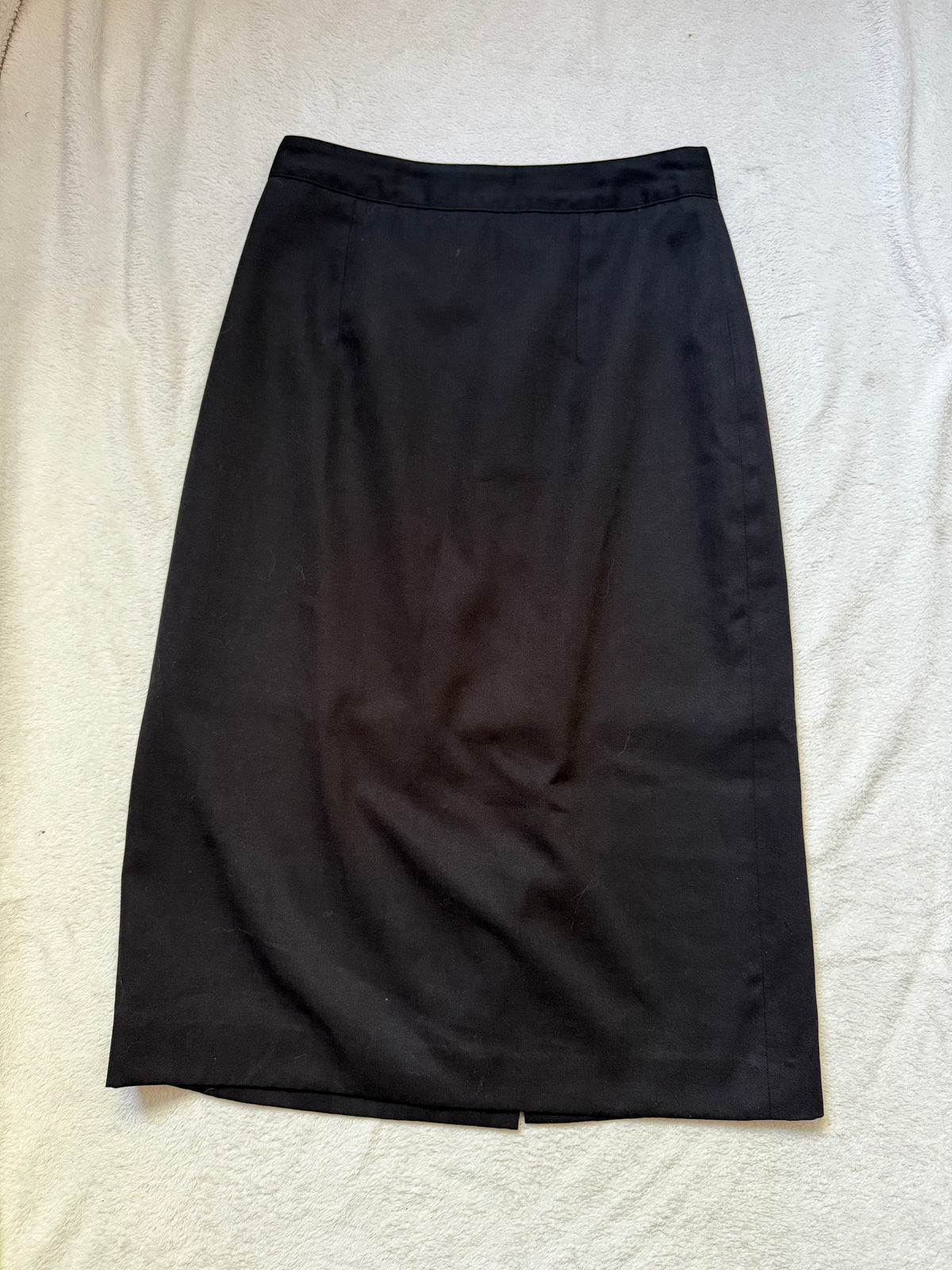 Jupe crayon noire taille haute style corporate goth office siren - taille S