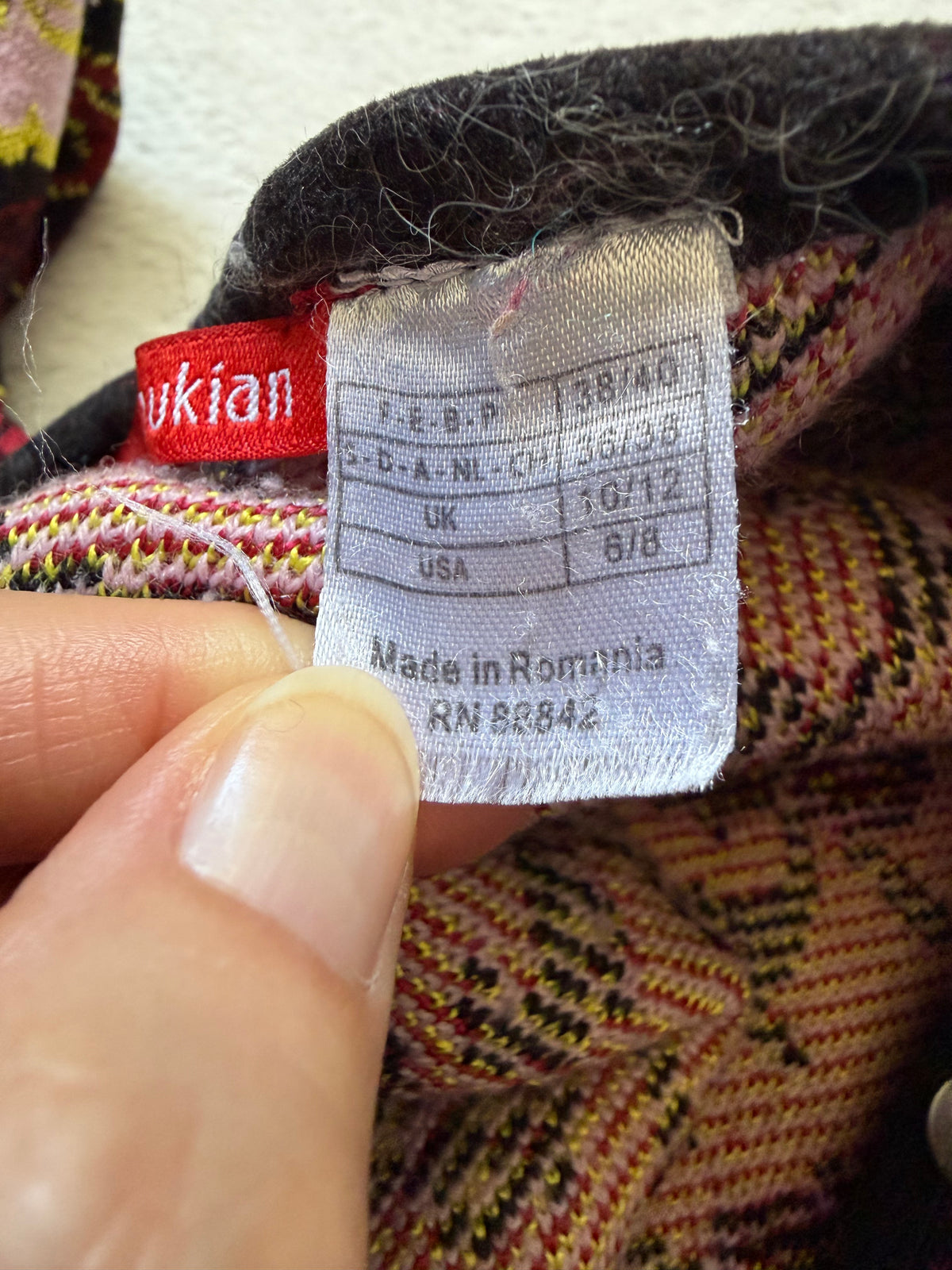 Cardigan cintré à motifs floraux style whimsigoth maximalist 90s - taille M