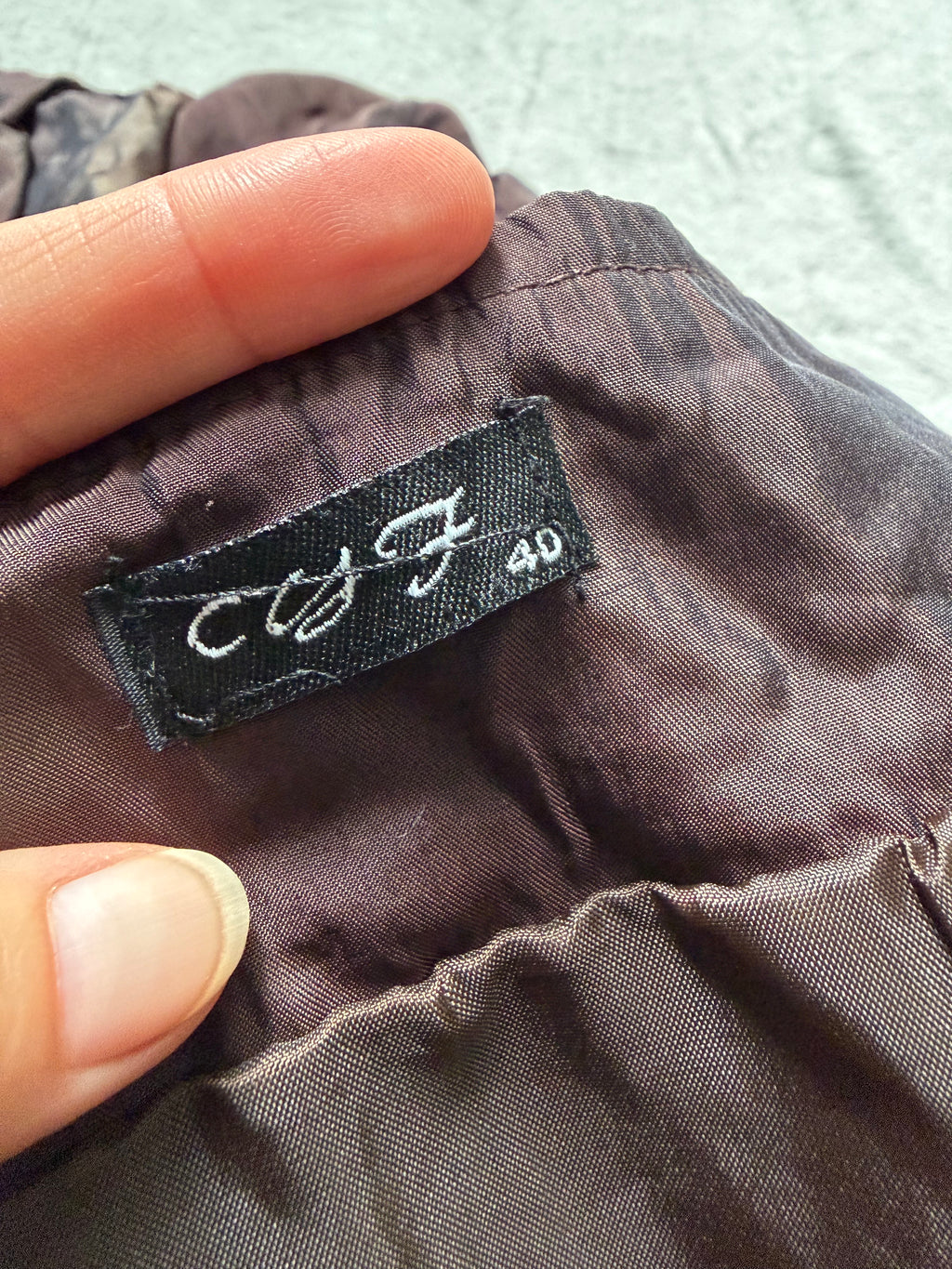 Jupe longue marron à panneaux de dentelle style fairygrunge 00s - taille L