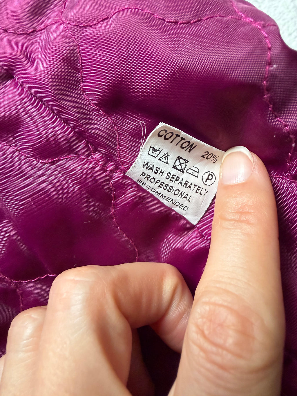 Veste patchwork violette à boutons bijoux - whimsigoth avant-garde - taille S/M