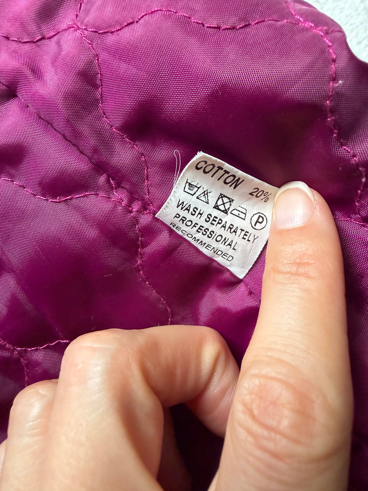 Veste patchwork violette à boutons bijoux - whimsigoth avant-garde - taille S/M