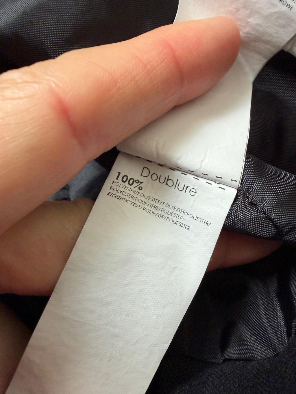 Fitted grey/black button-up suit vest y2k – size S